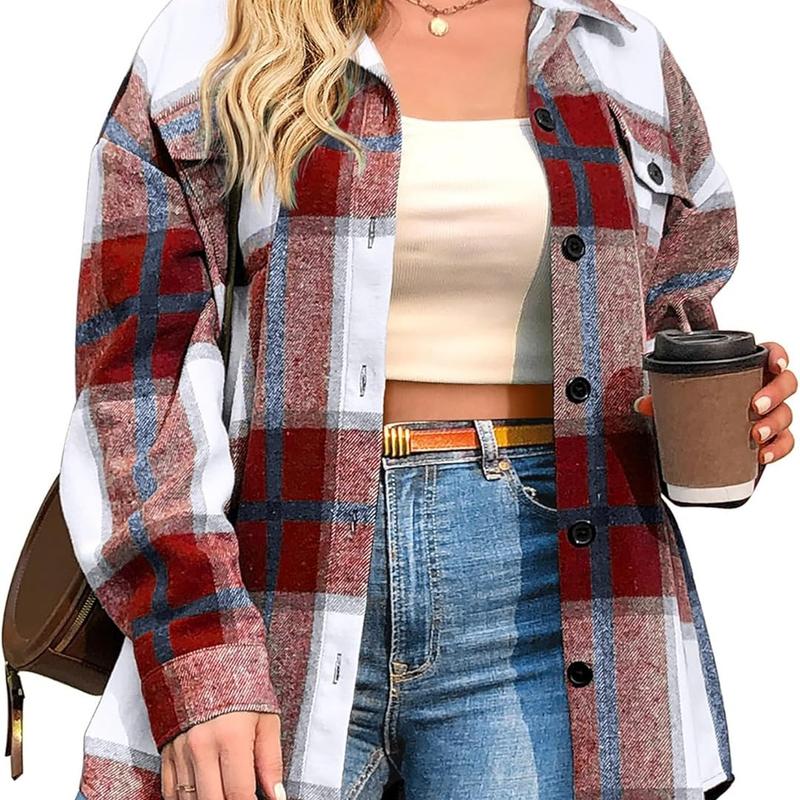Brigid - Stylish Plus-Size Shacket