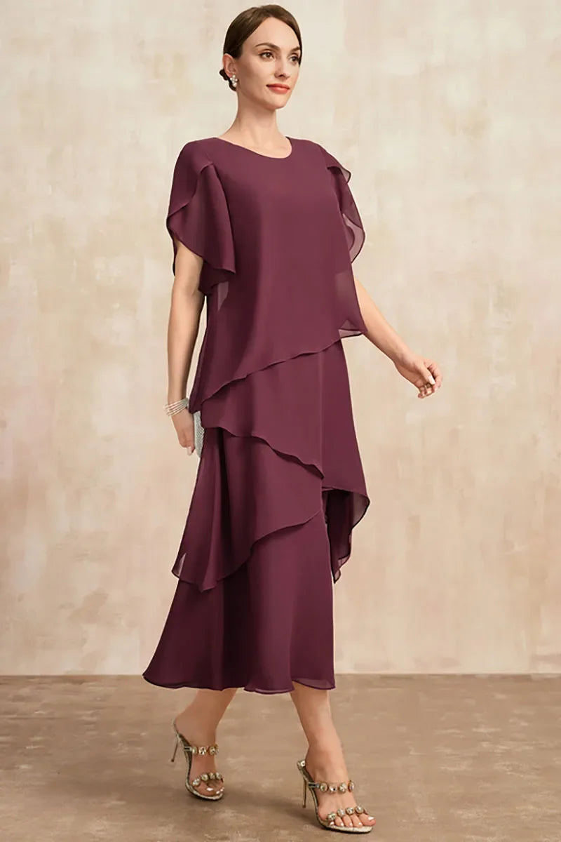Sakura - Flowing Charm Midi Dress