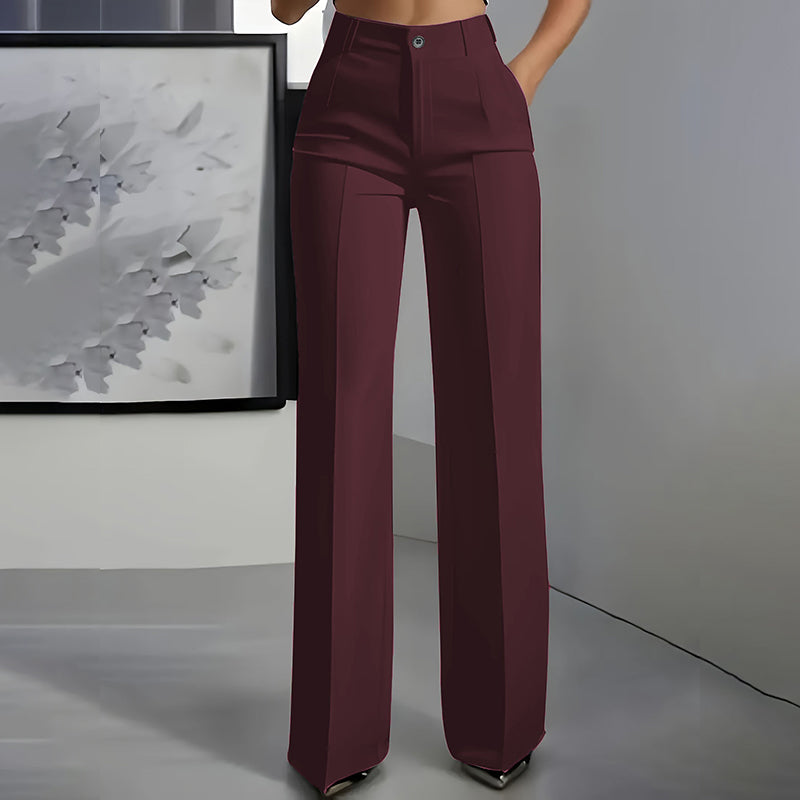 Hazel - High Waisted Tailored Trouser