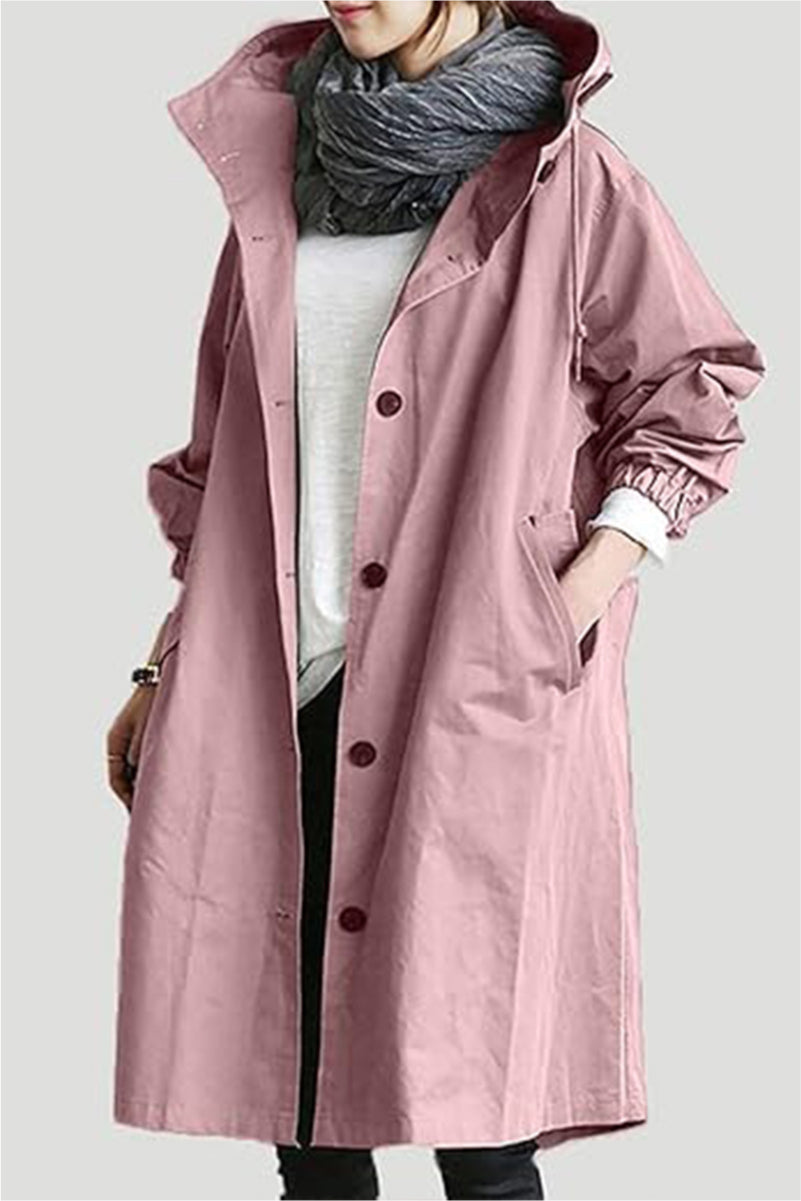 Barbara - Oversized Water-Resistant Windbreaker