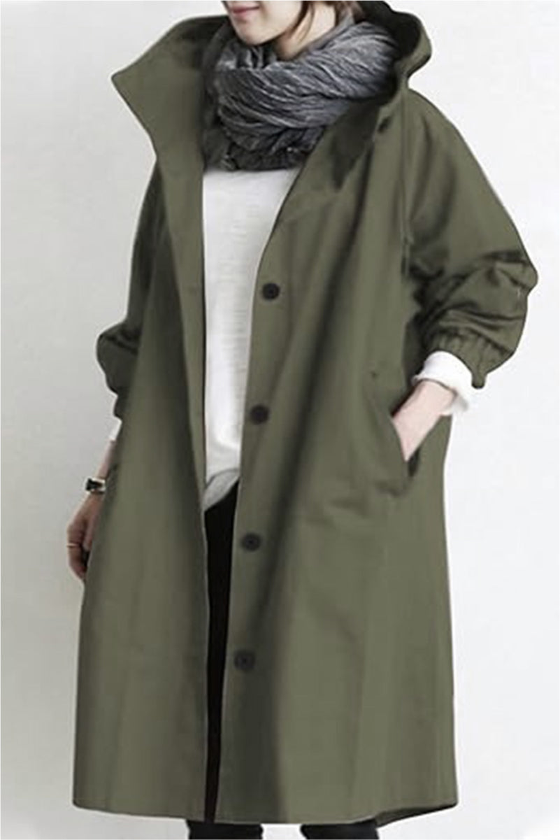 Barbara - Oversized Water-Resistant Windbreaker